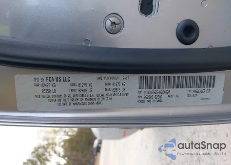 2017 Dodge Challenger Gt z USA, uszkodzony, nr VIN 2C3CDZGG5HH624820